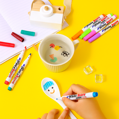 טושים קסומים שגורמים לציורים לצוף במים