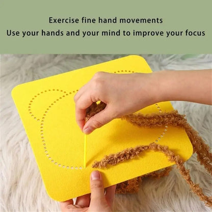 ערכת בובות חוטים לילדים ליצירה עצמית